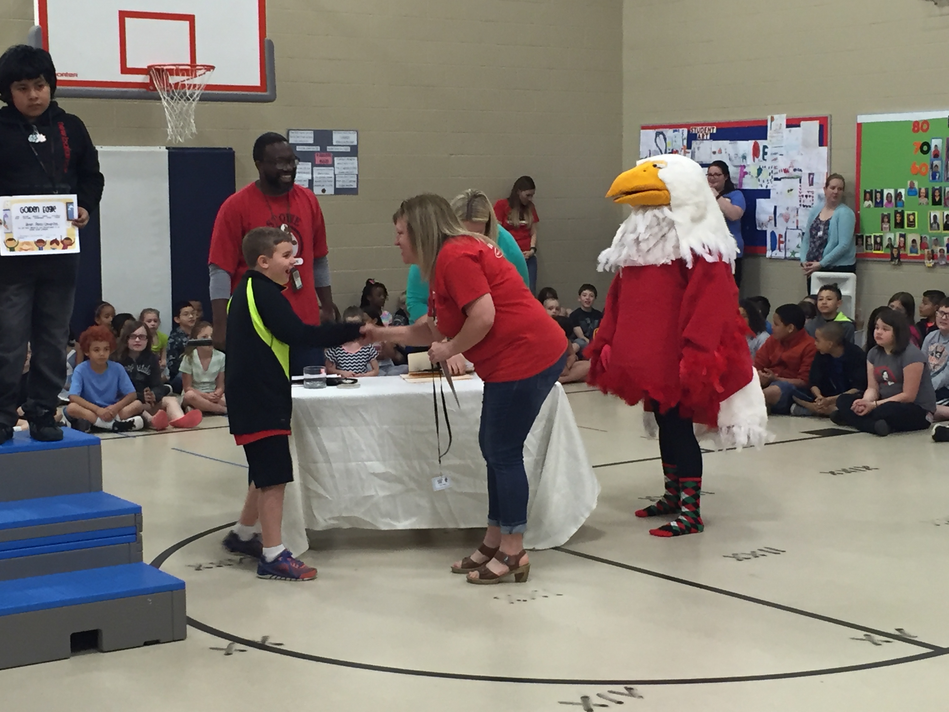 Stowe Golden Eagle Ceremony Stowe Elementary School